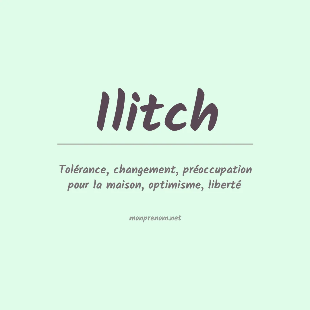 Signification du Prénom Ilitch Signification du Prénom Ilitch