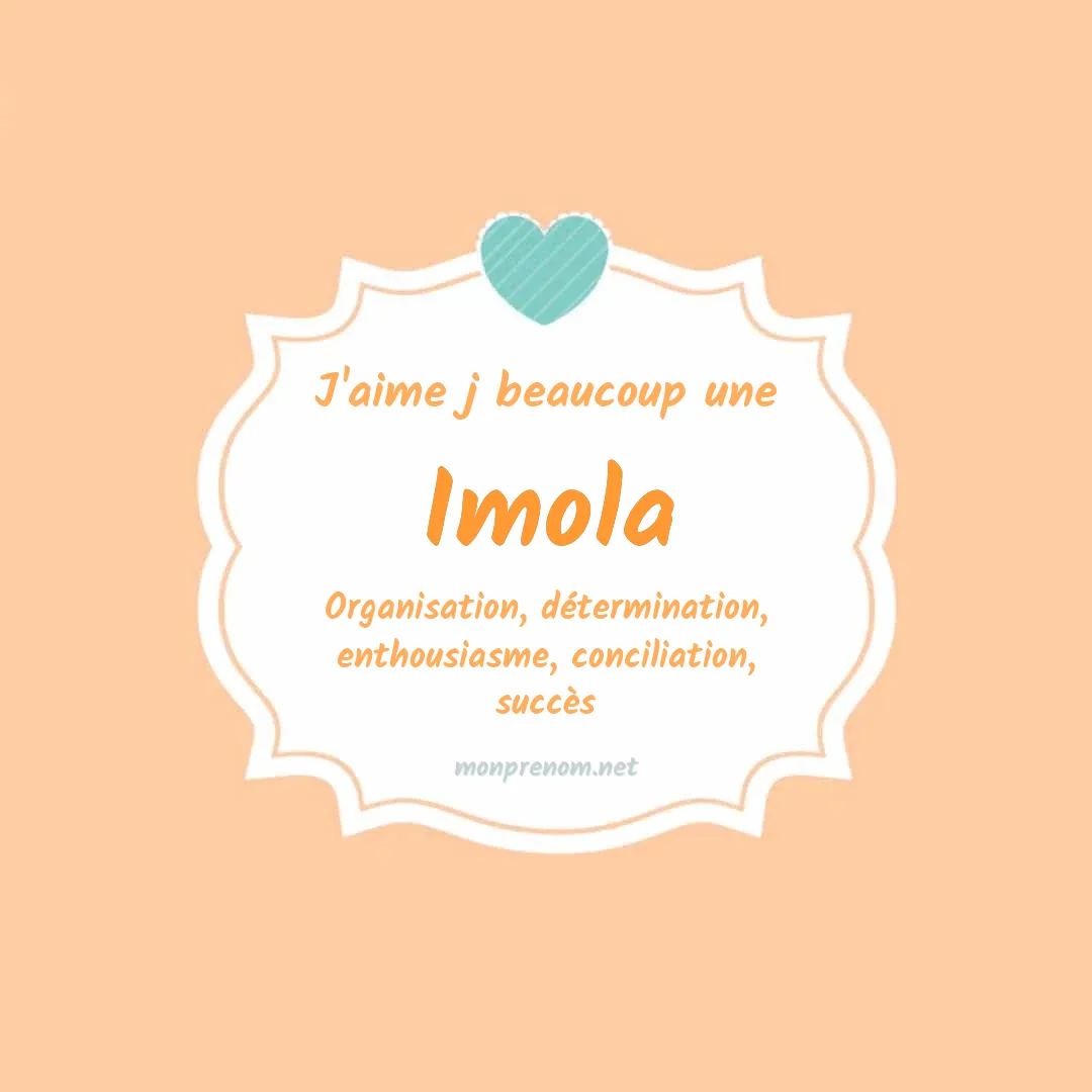 j'aime beaucoup Imola