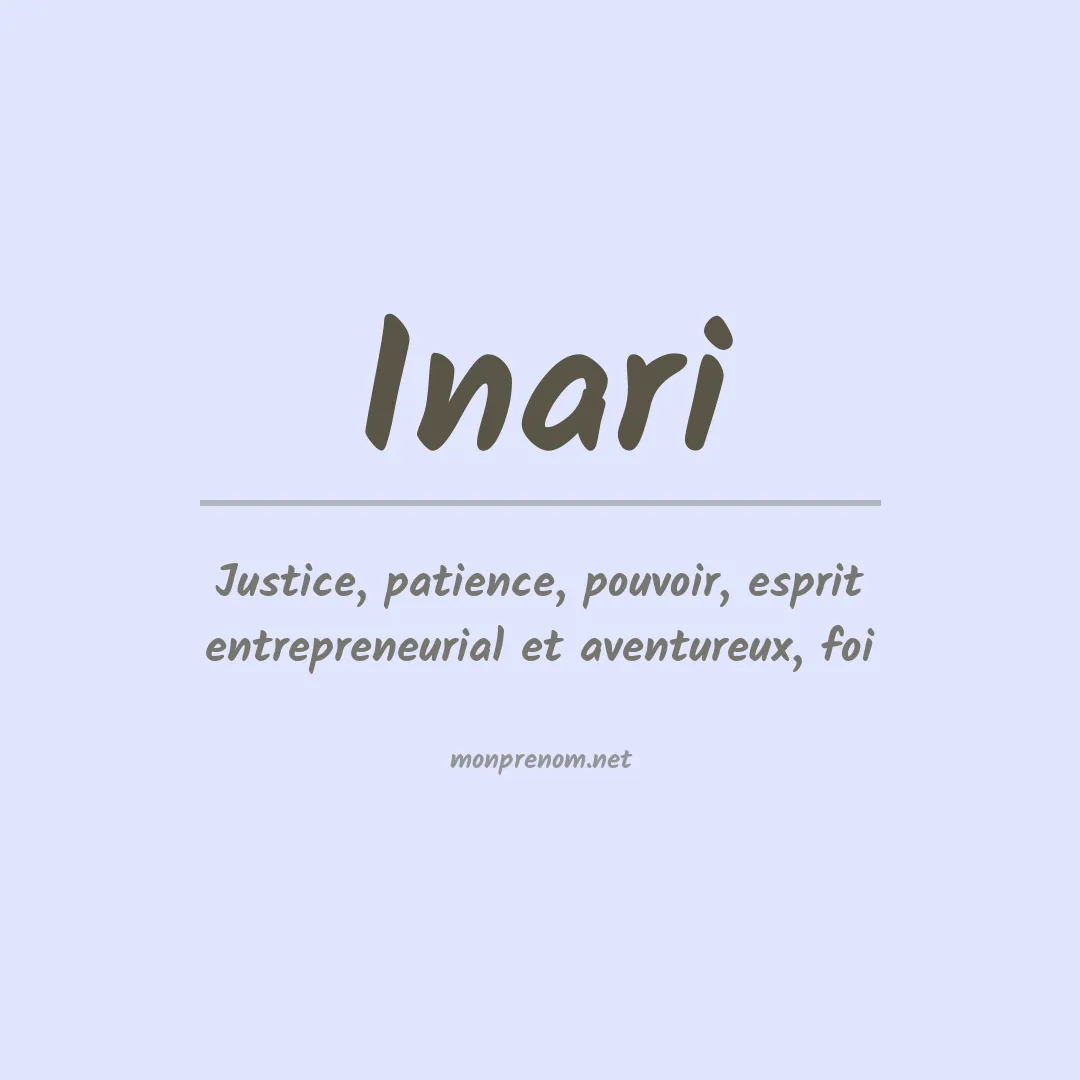 Signification du Prénom Inari Signification du Prénom Inari