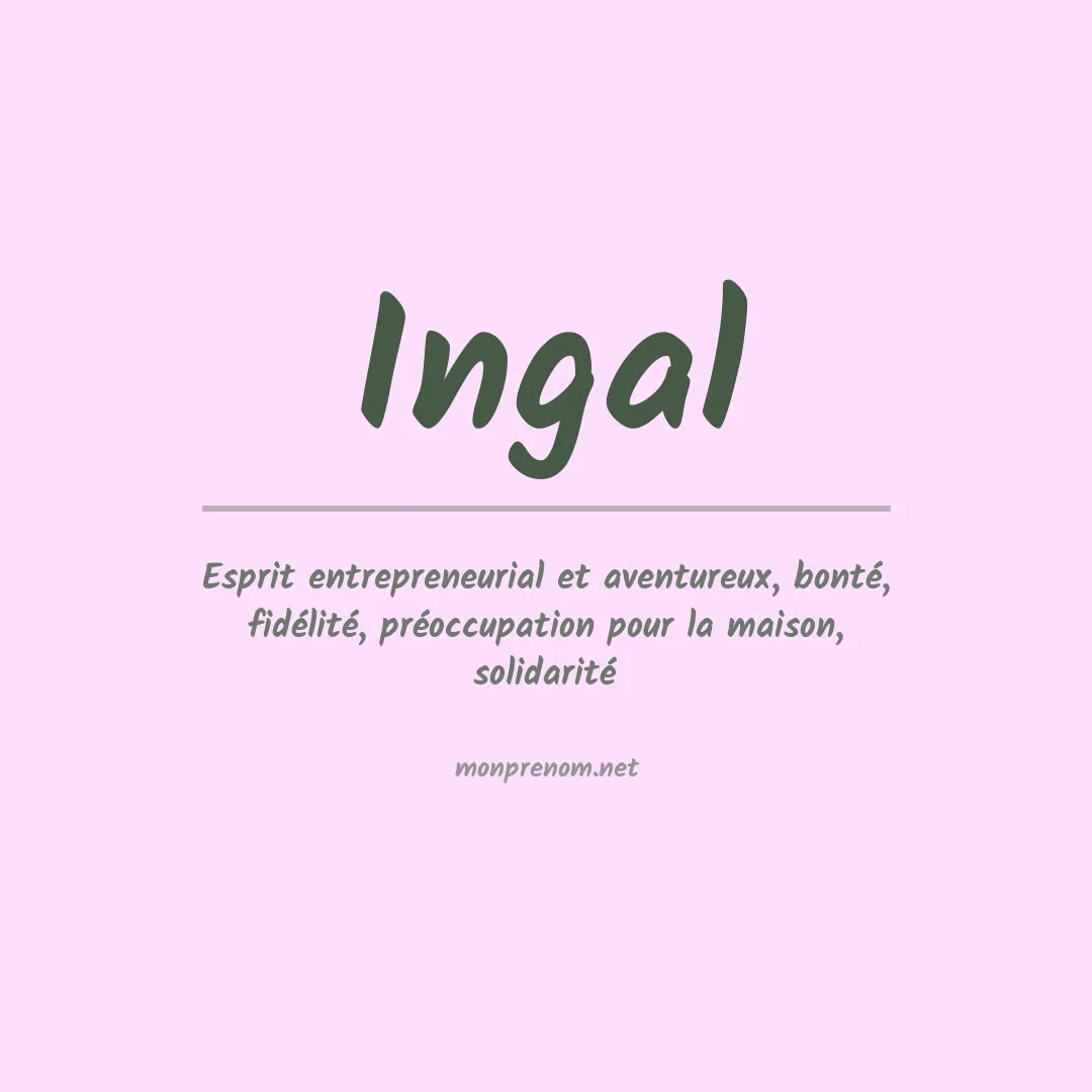 PrénomIngal