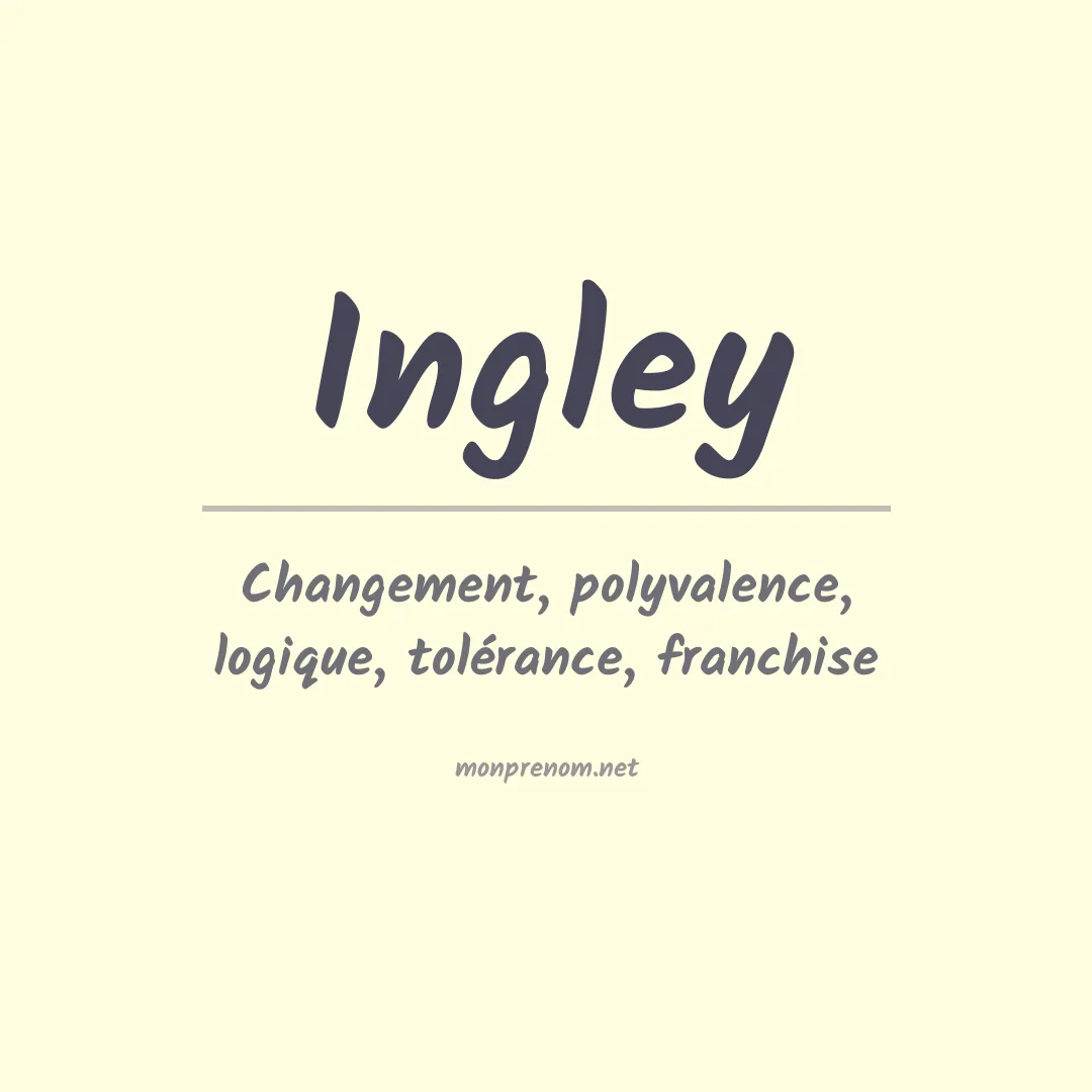 PrénomIngley