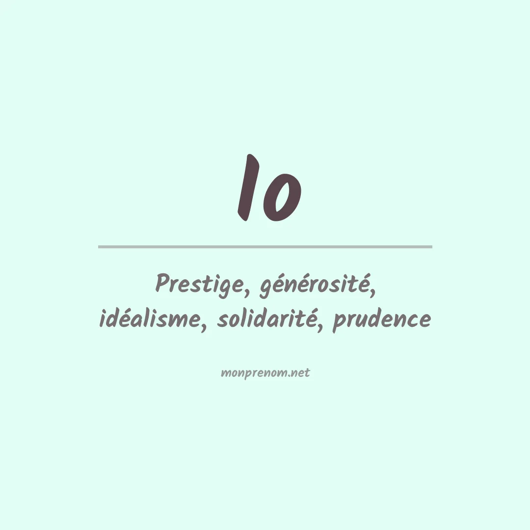 Signification du Prénom Io Signification du Prénom Io
