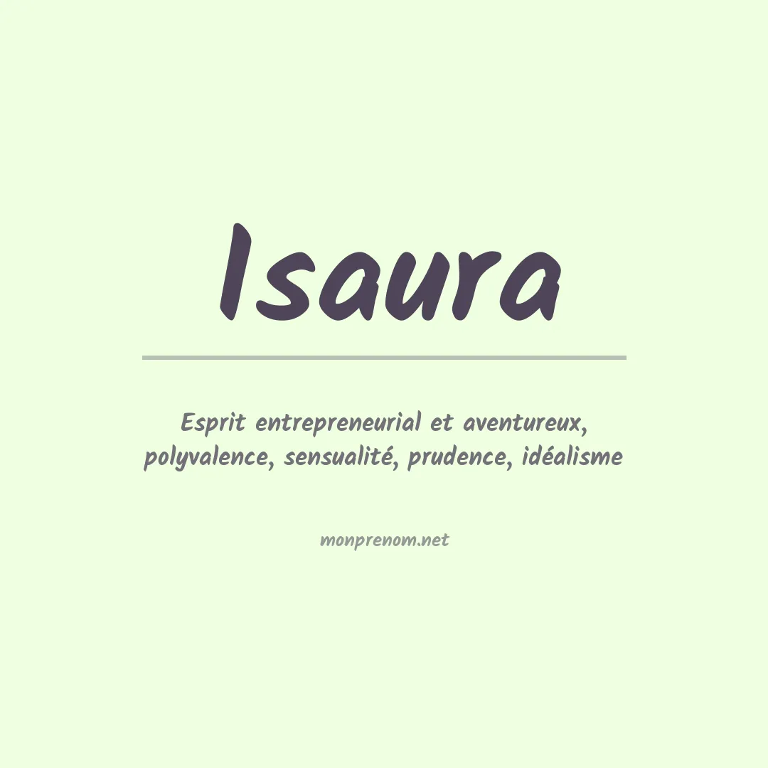 Signification du Prénom Isaura