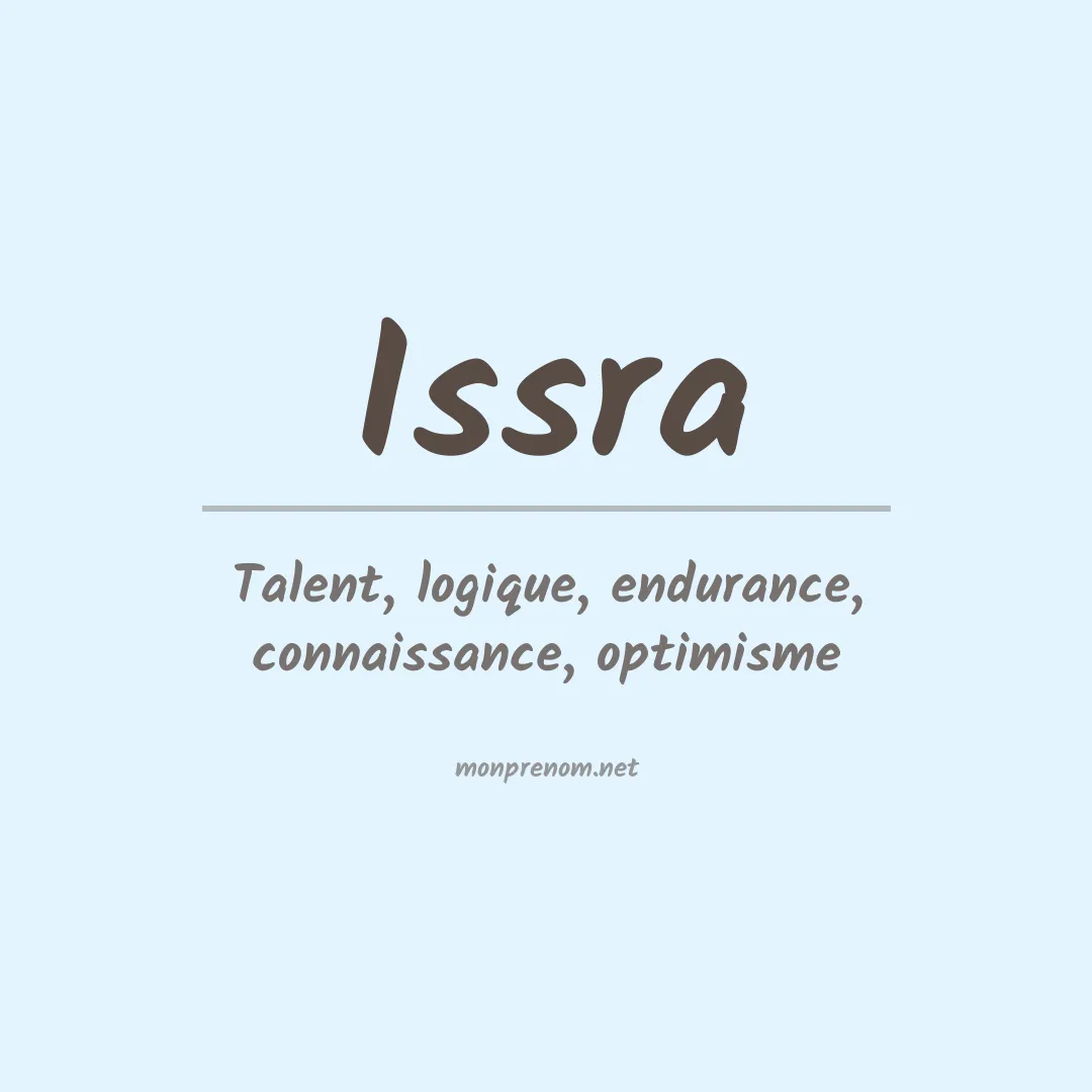Signification du Prénom Issra Signification du Prénom Issra