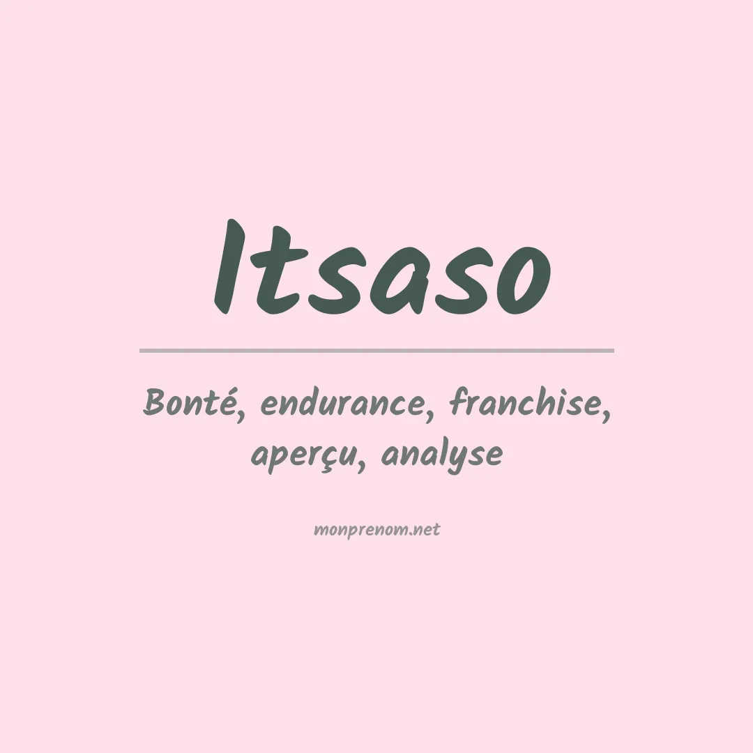 Signification du Prénom Itsaso Signification du Prénom Itsaso