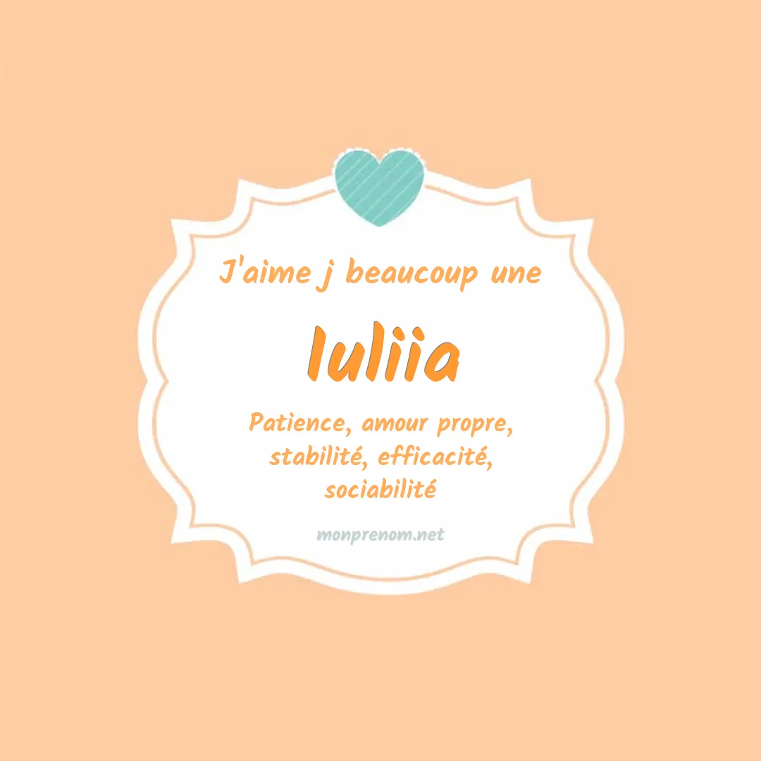 j'aime beaucoup Iuliia