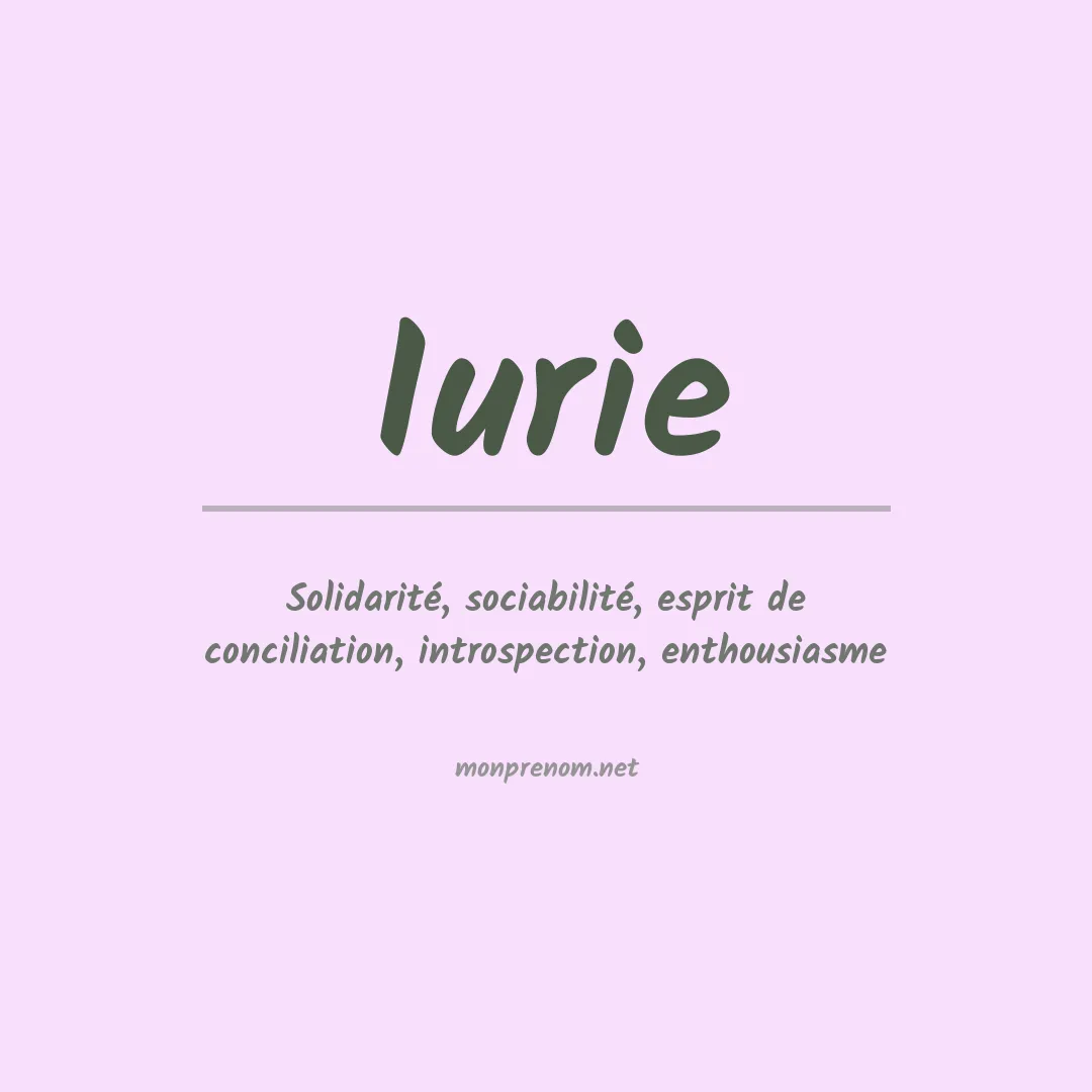 Signification du Prénom Iurie Signification du Prénom Iurie