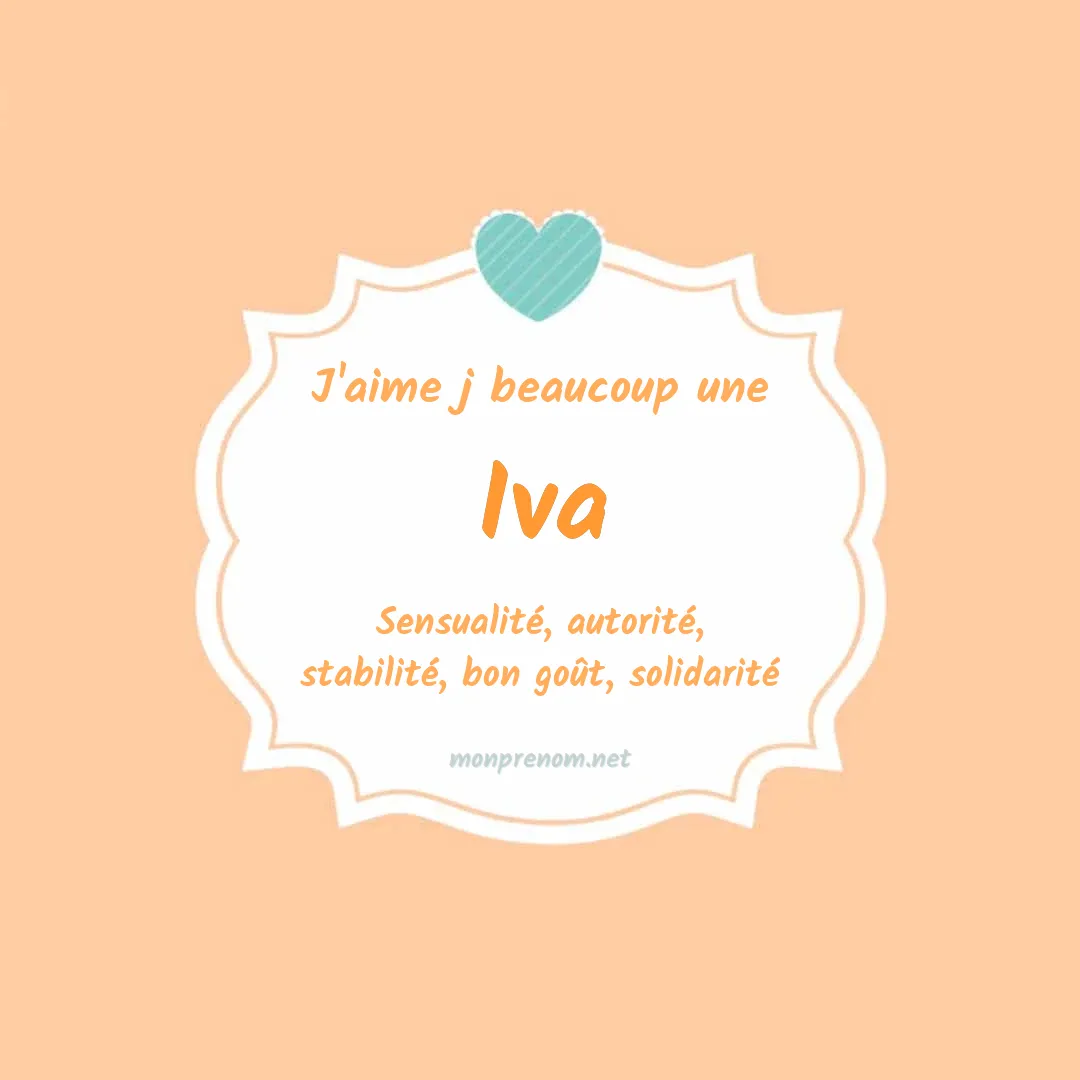 j'aime beaucoup Iva