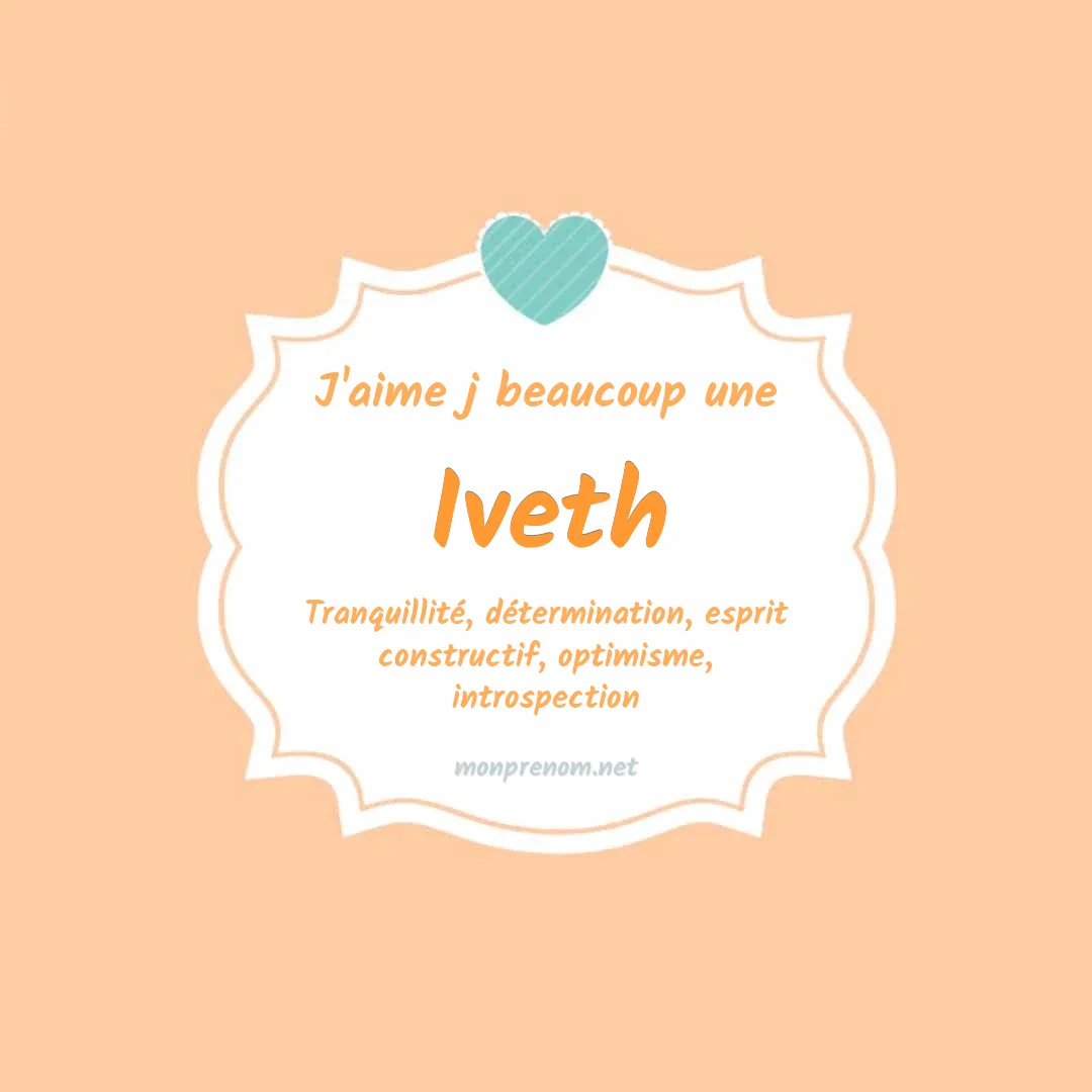 j'aime beaucoup Iveth
