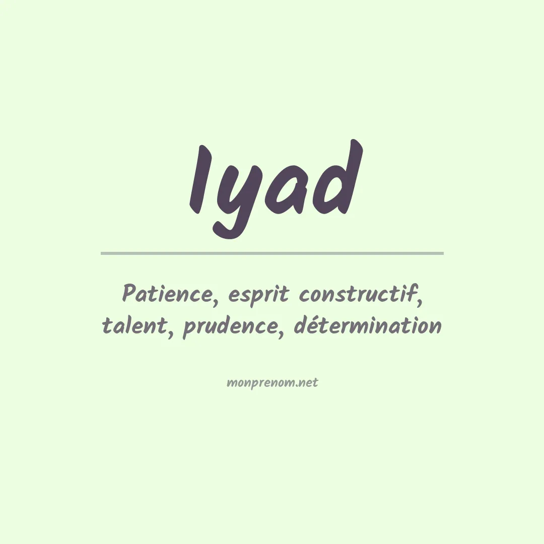 Signification du Prénom Iyad Signification du Prénom Iyad
