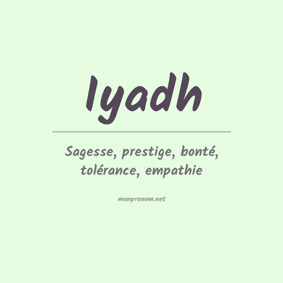 PrénomIyadh