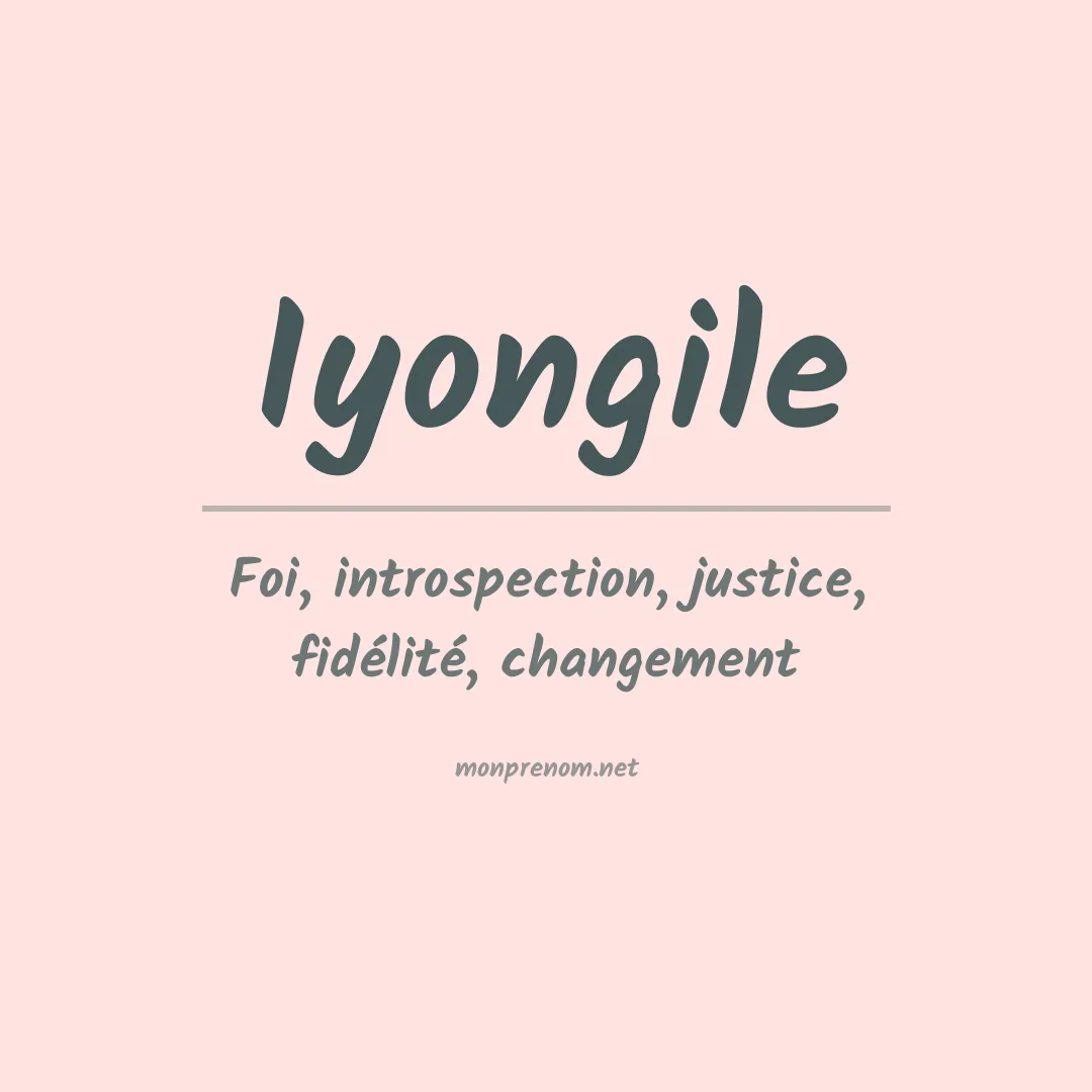 PrénomIyongile