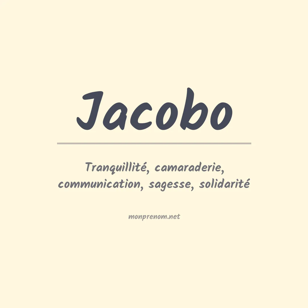 Signification du Prénom Jacobo