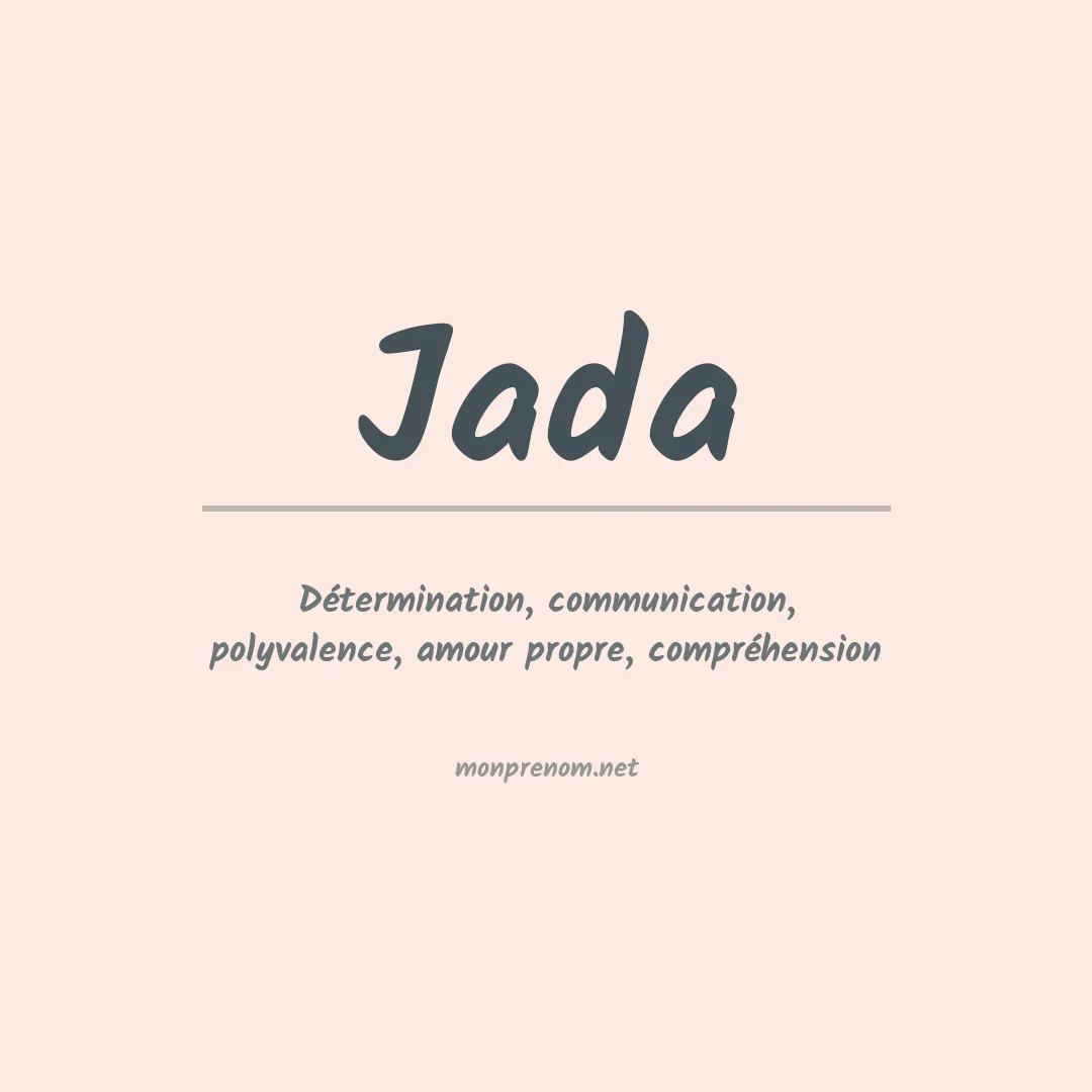 Signification du Prénom Jada