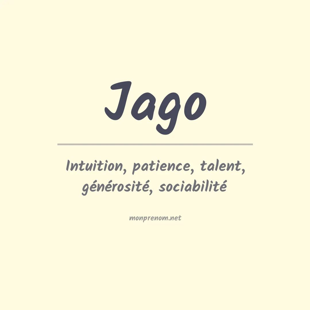Signification du Prénom Jago