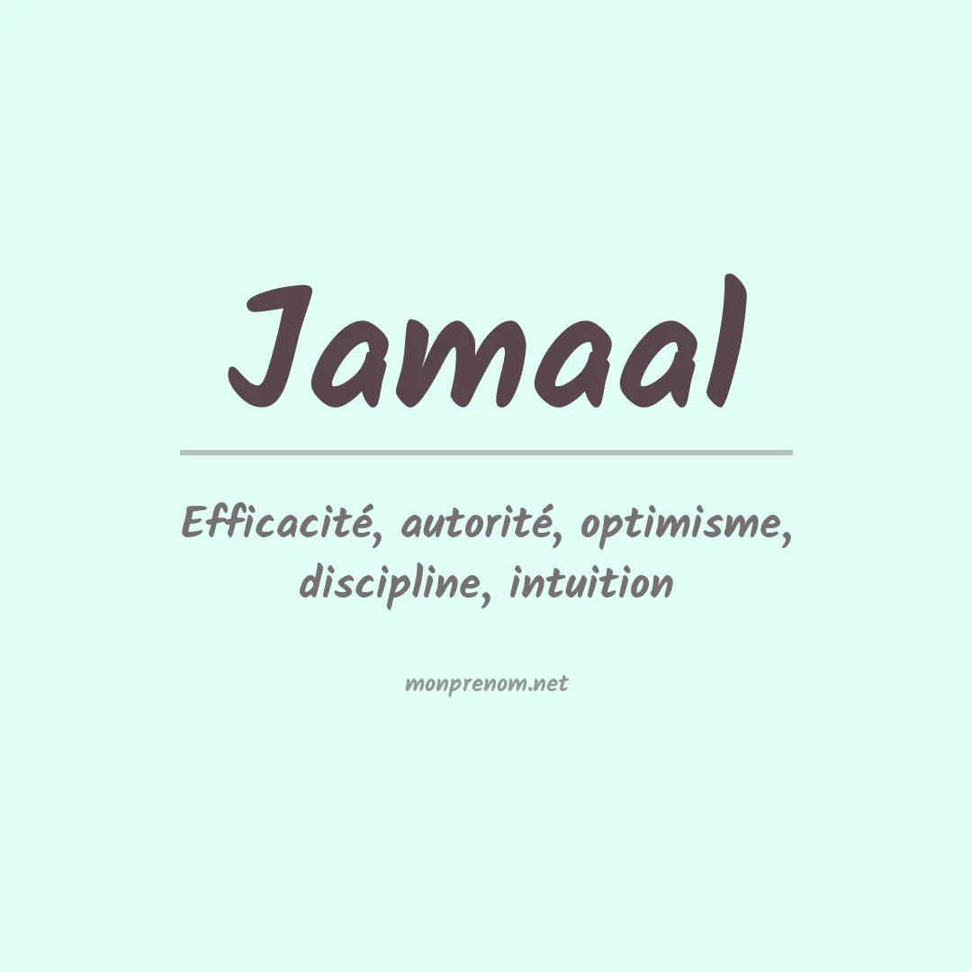 Jamaal Name Meaning