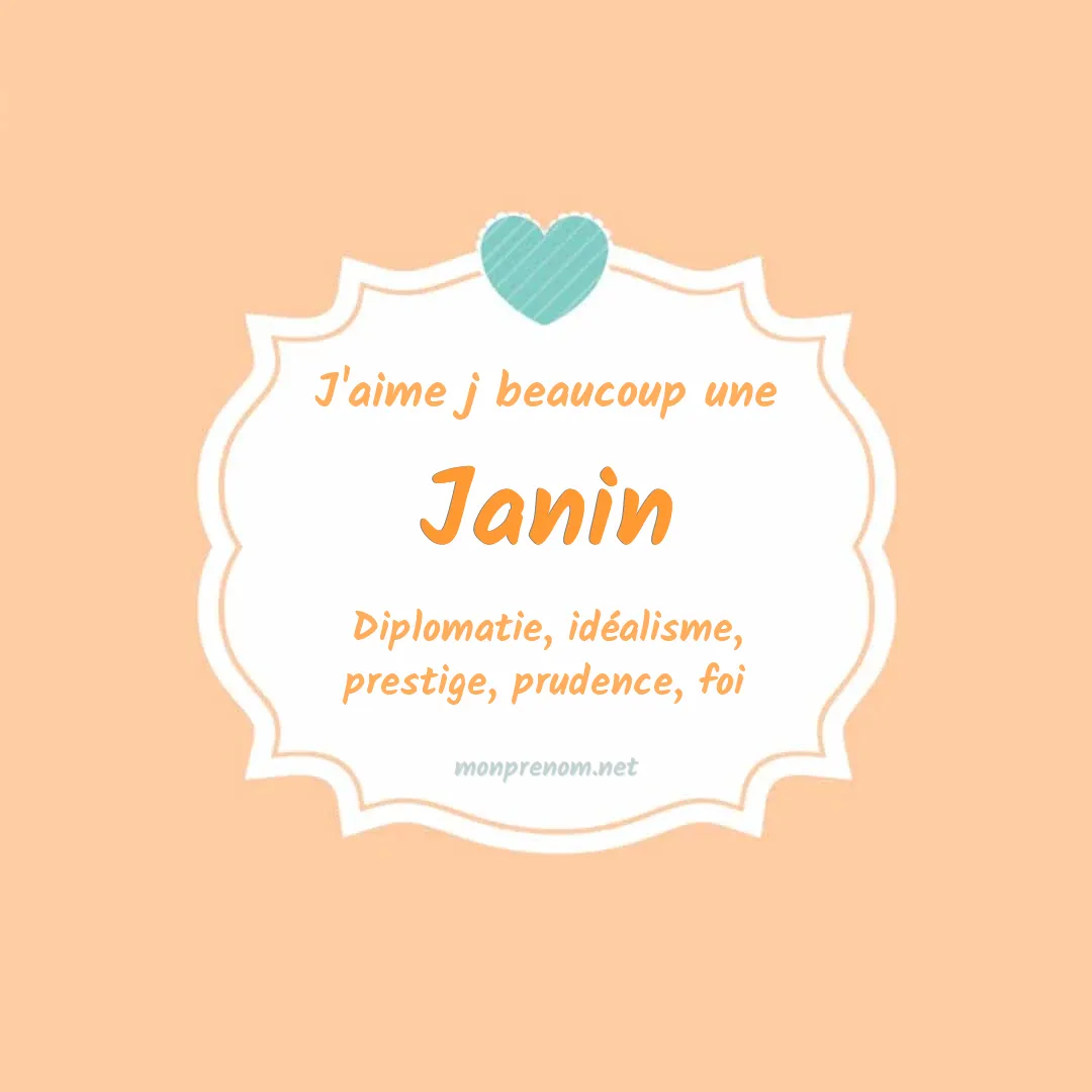 j'aime beaucoup Janin