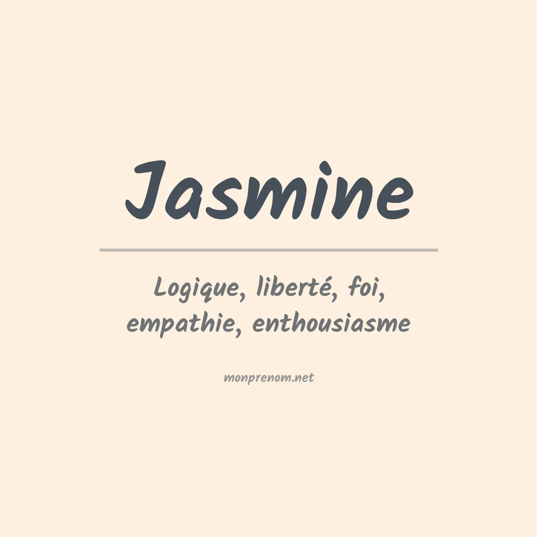 Signification du Prénom Jasmine