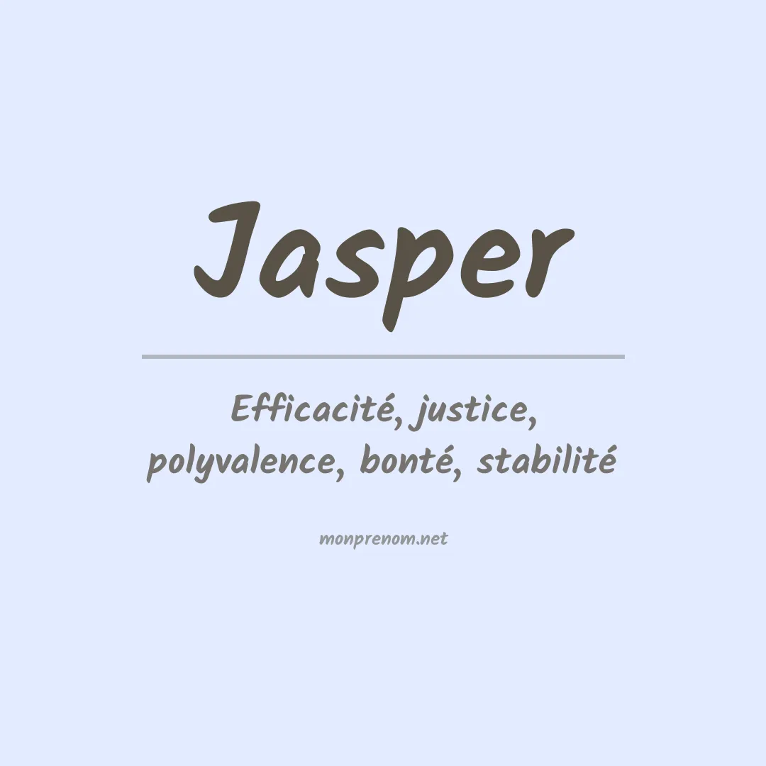 Signification du Prénom Jasper
