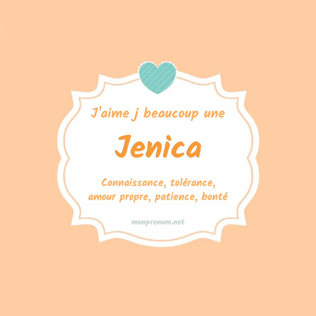 j'aime beaucoup Jenica
