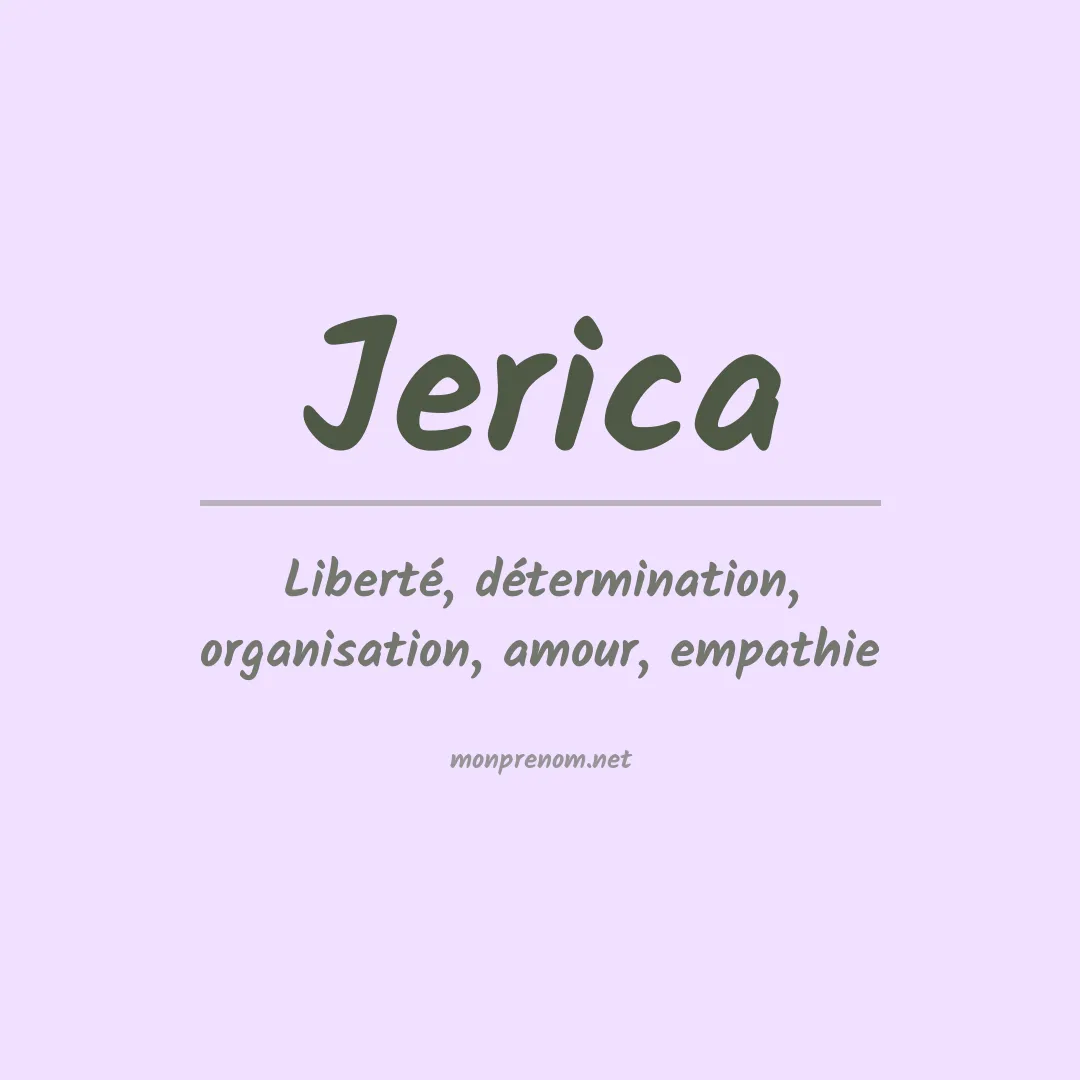 Signification du Prénom Jerica