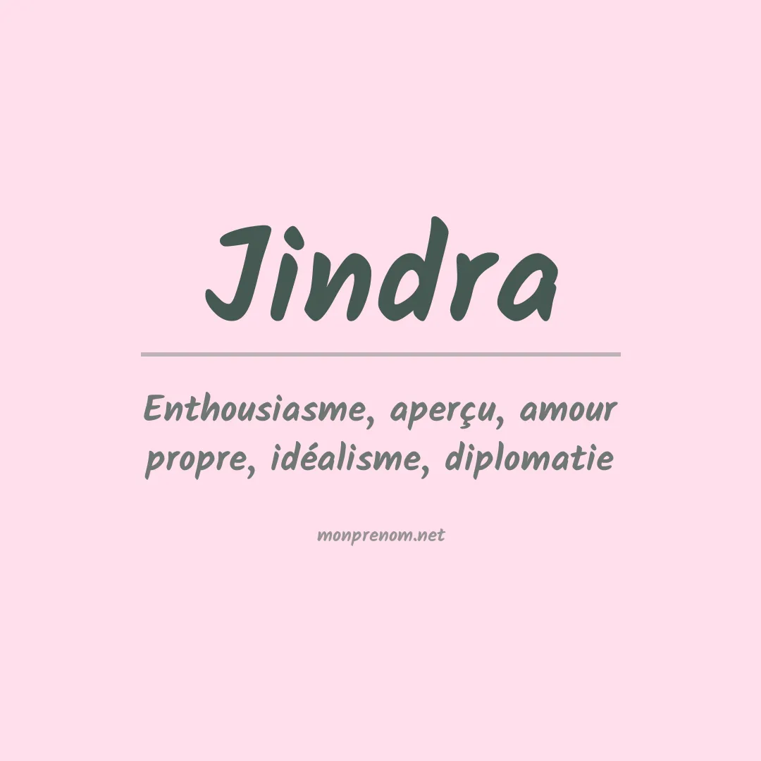 Signification du Prénom Jindra