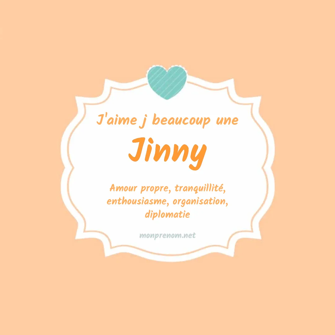 j'aime beaucoup Jinny