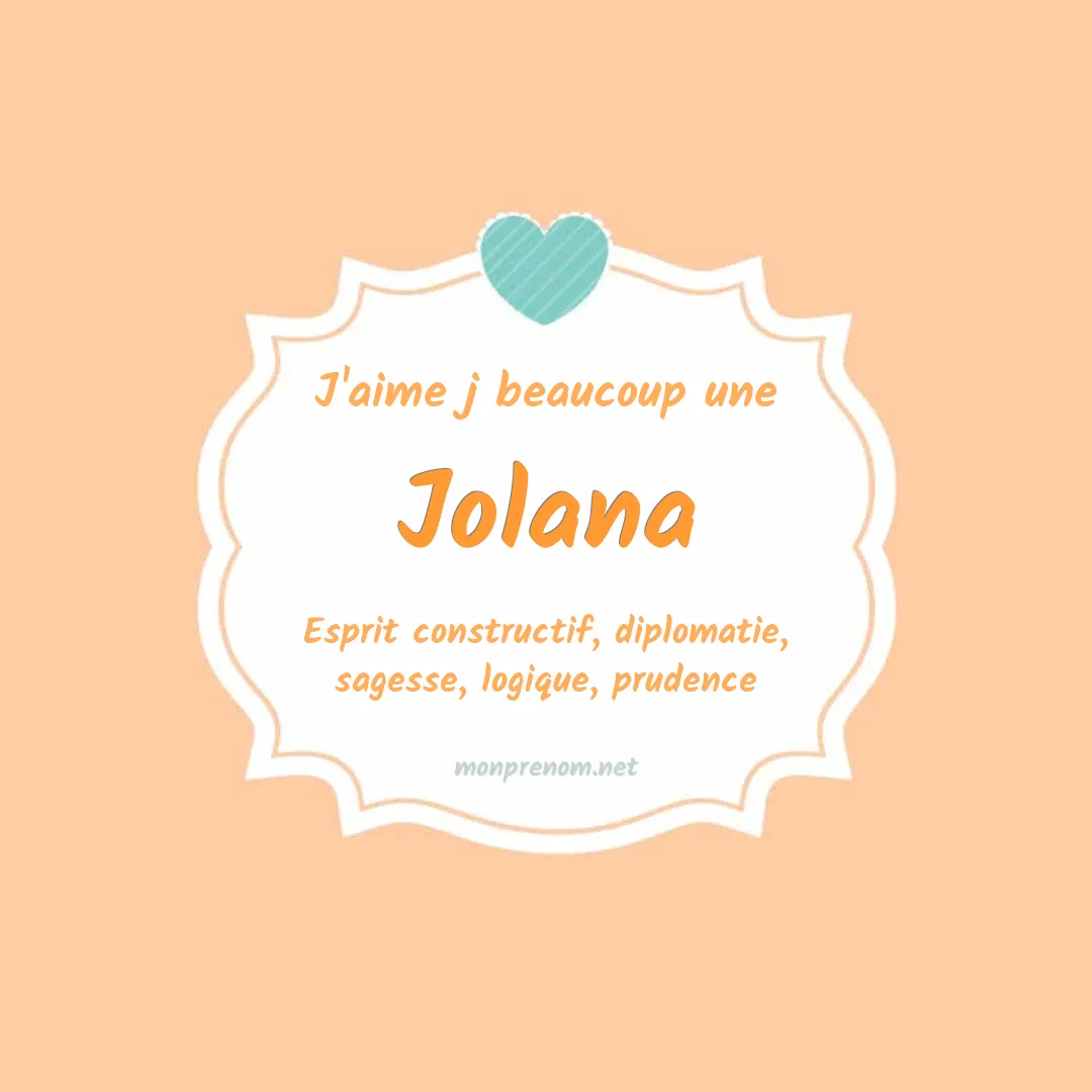 j'aime beaucoup Jolana