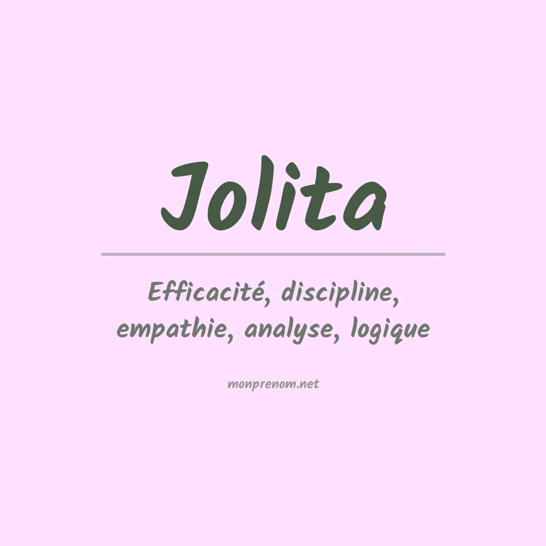 Signification du Prénom Jolita