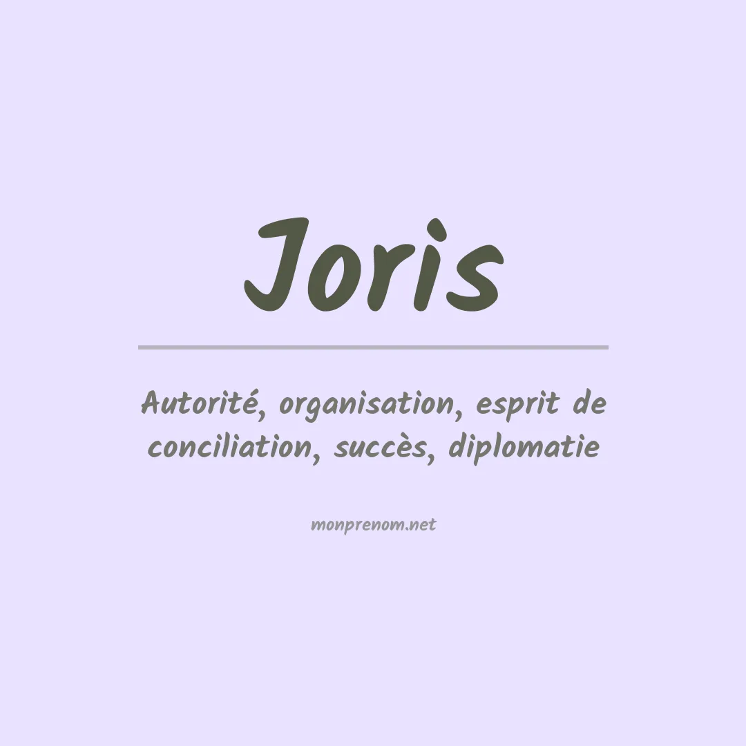 Signification du Prénom Joris Signification du Prénom Joris