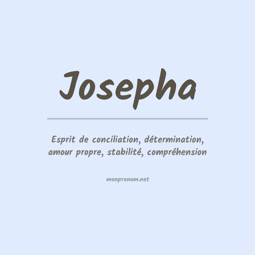Signification du Prénom Josepha