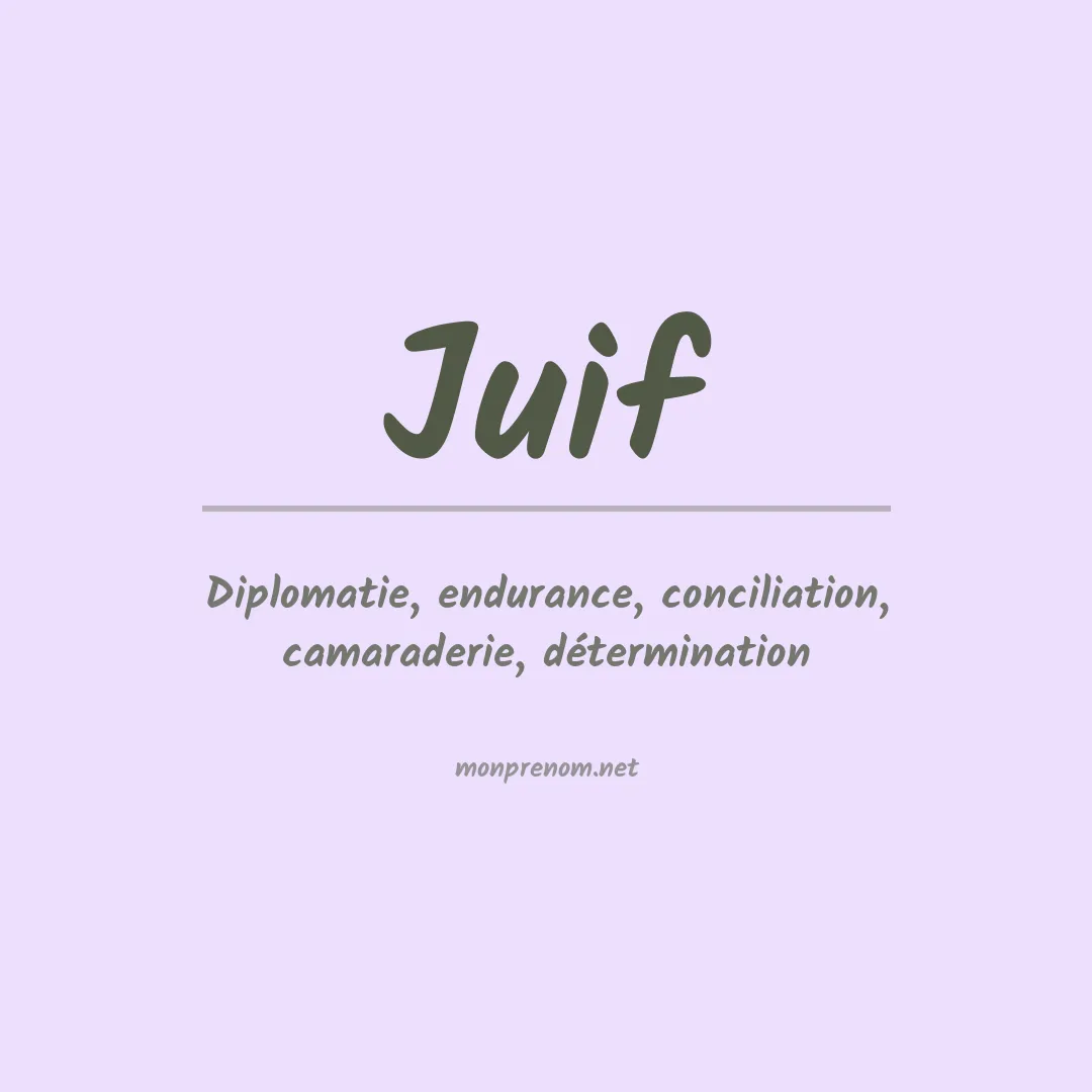 Signification du Prénom Juif Signification du Prénom Juif