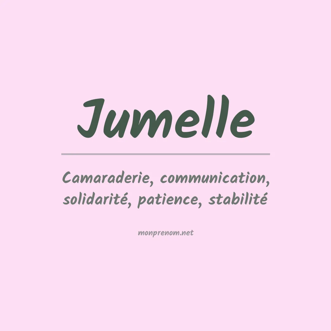 Signification du Prénom Jumelle