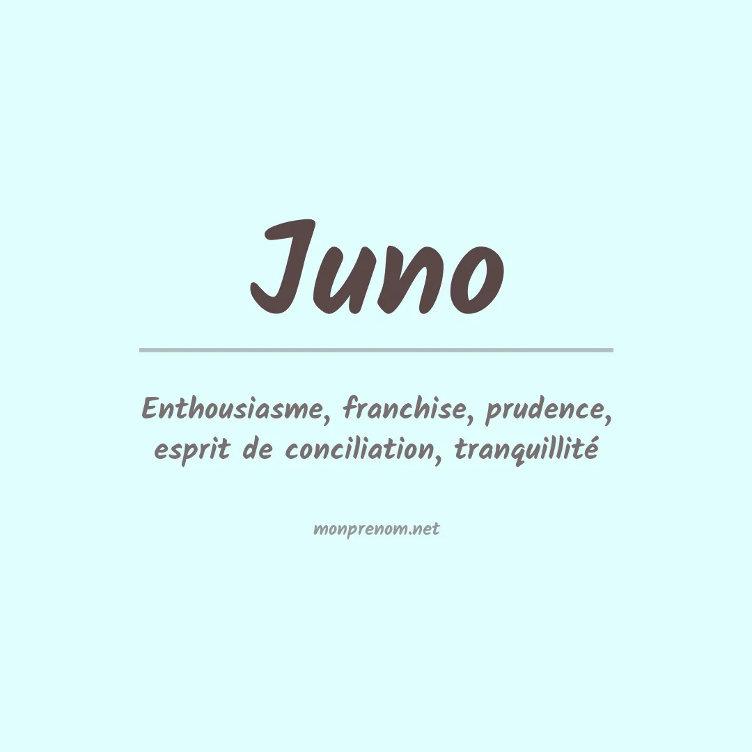 Signification du Prénom Juno