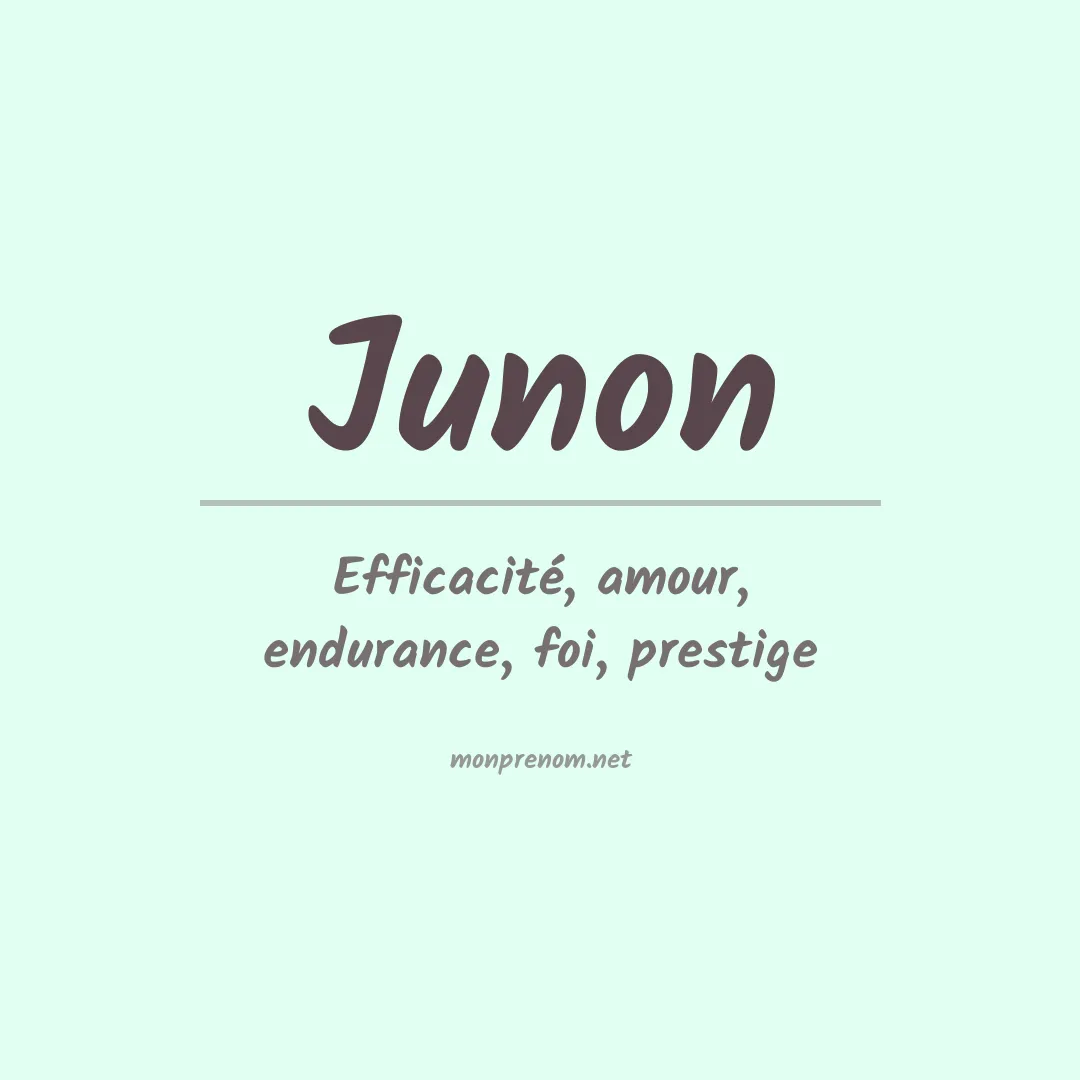 Signification du Prénom Junon Signification du Prénom Junon