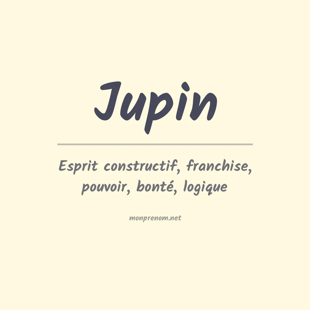 Signification du Prénom Jupin