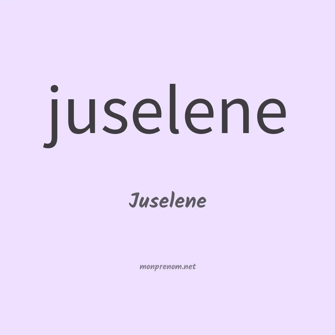 Juselene en chino
