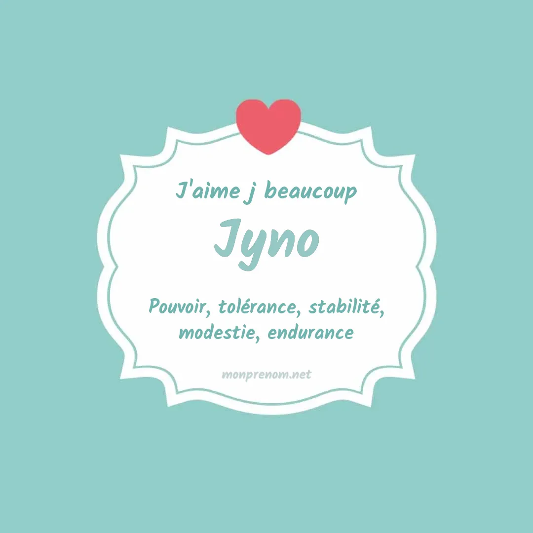 j'aime beaucoup Jyno