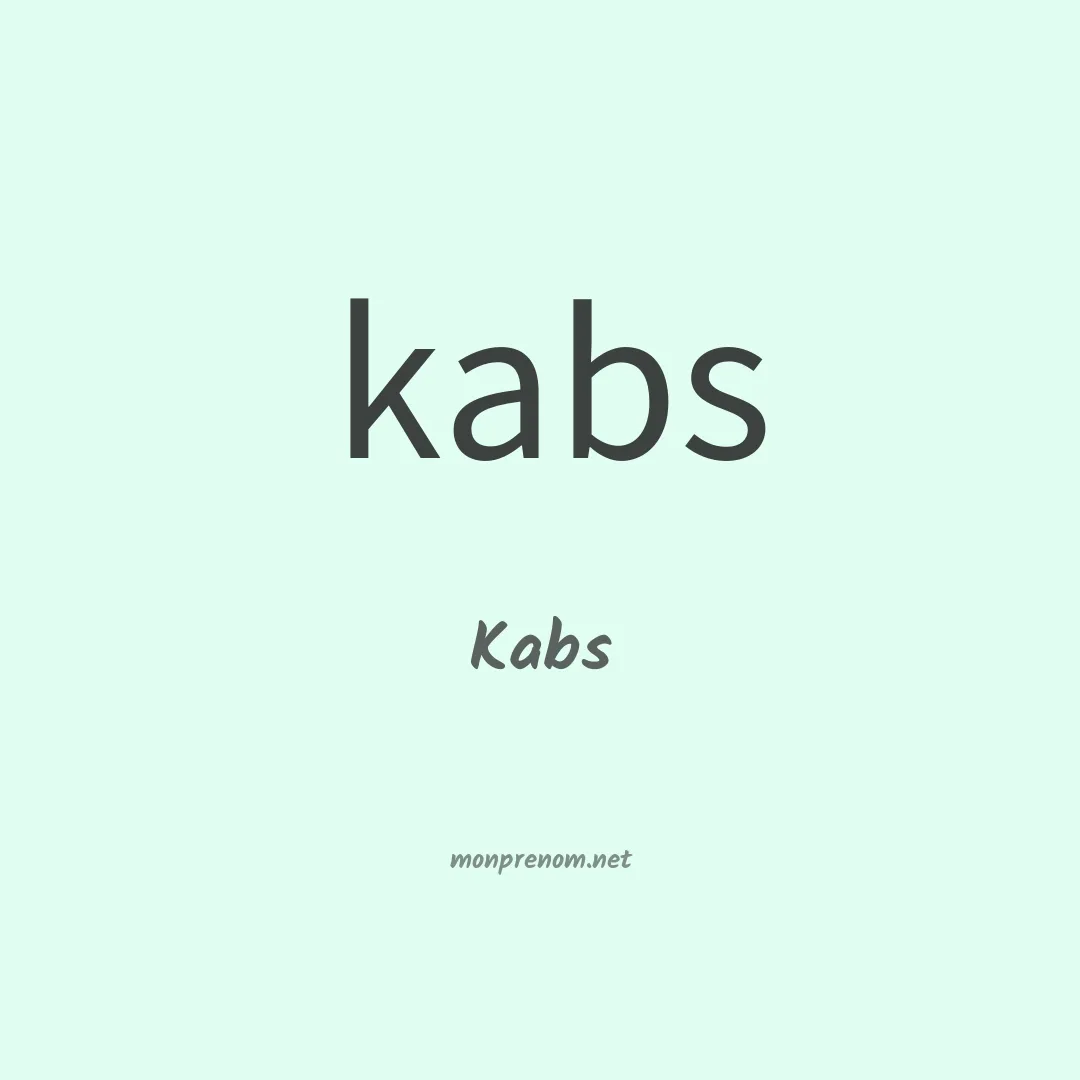 Kabs en chino