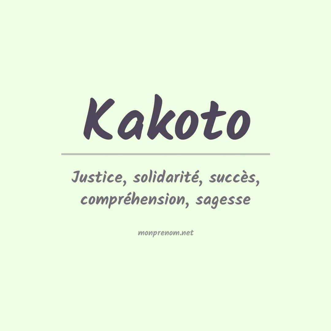 Kakoto