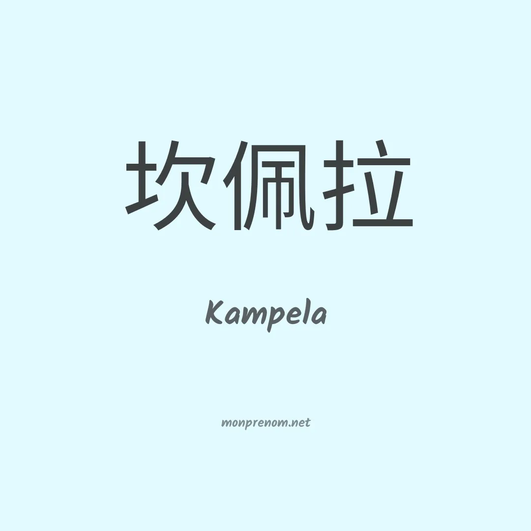 Kampela en chino
