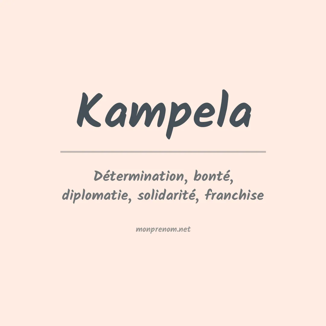 Signification du Prénom Kampela Signification du Prénom Kampela
