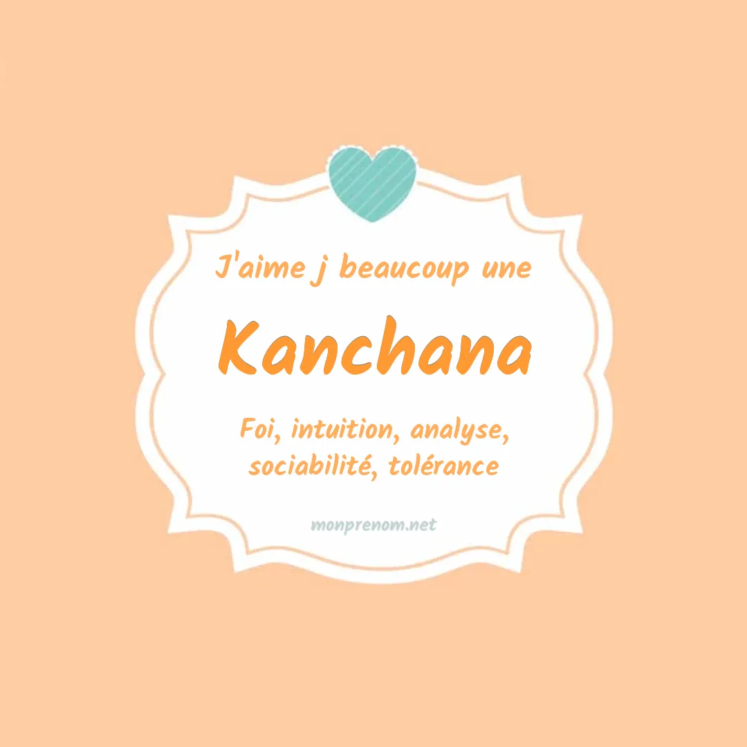 j'aime beaucoup Kanchana