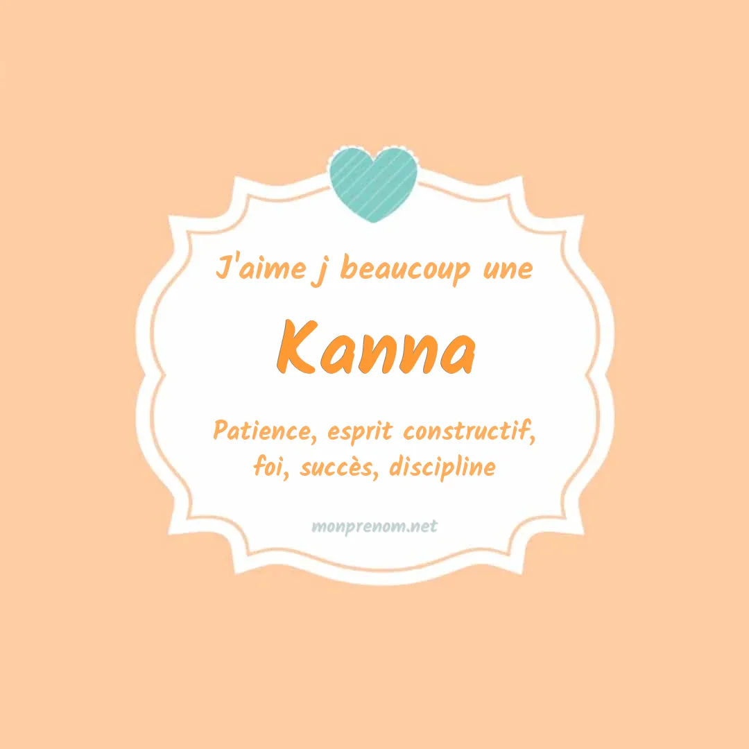 j'aime beaucoup Kanna