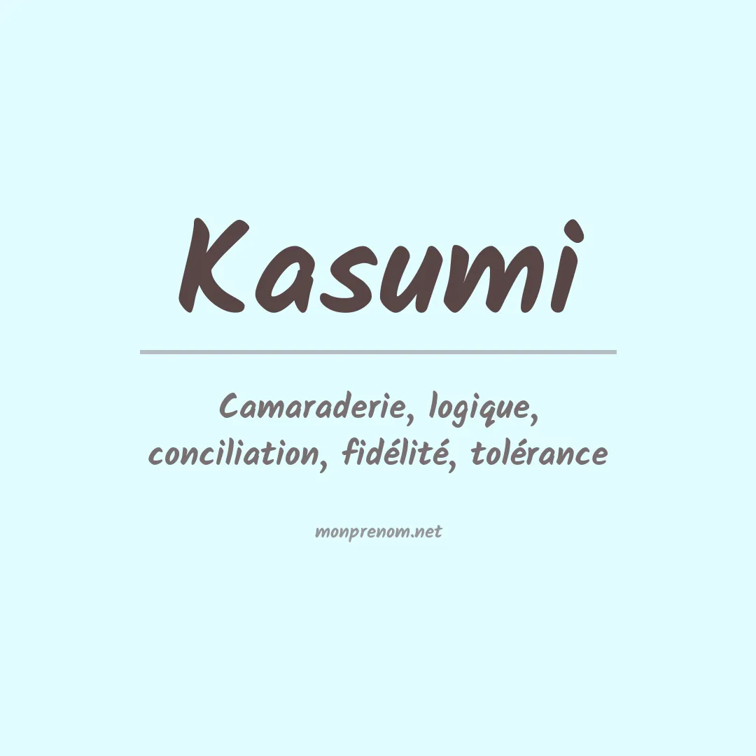 Signification du Prénom Kasumi Signification du Prénom Kasumi