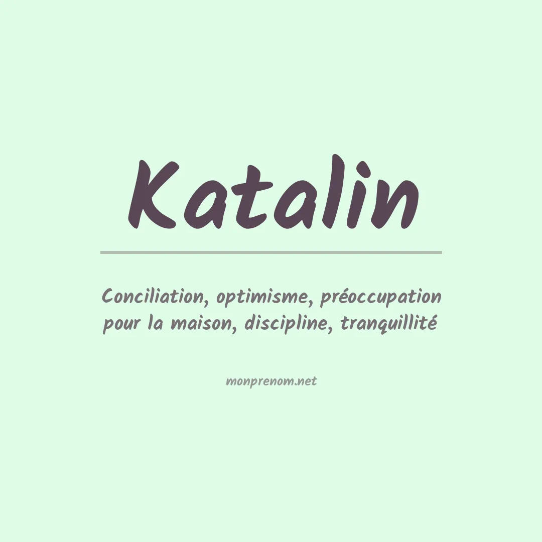 Signification du Prénom Katalin