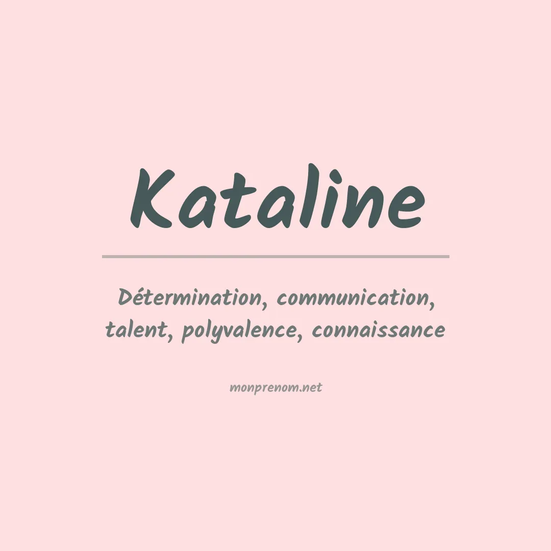 Signification du Prénom Kataline