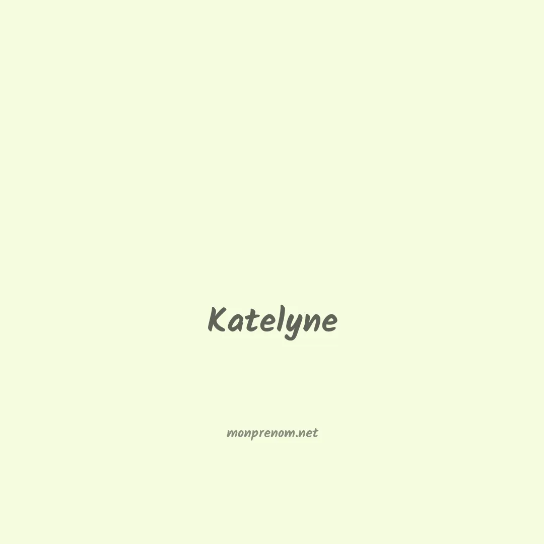 Katelyne en chino