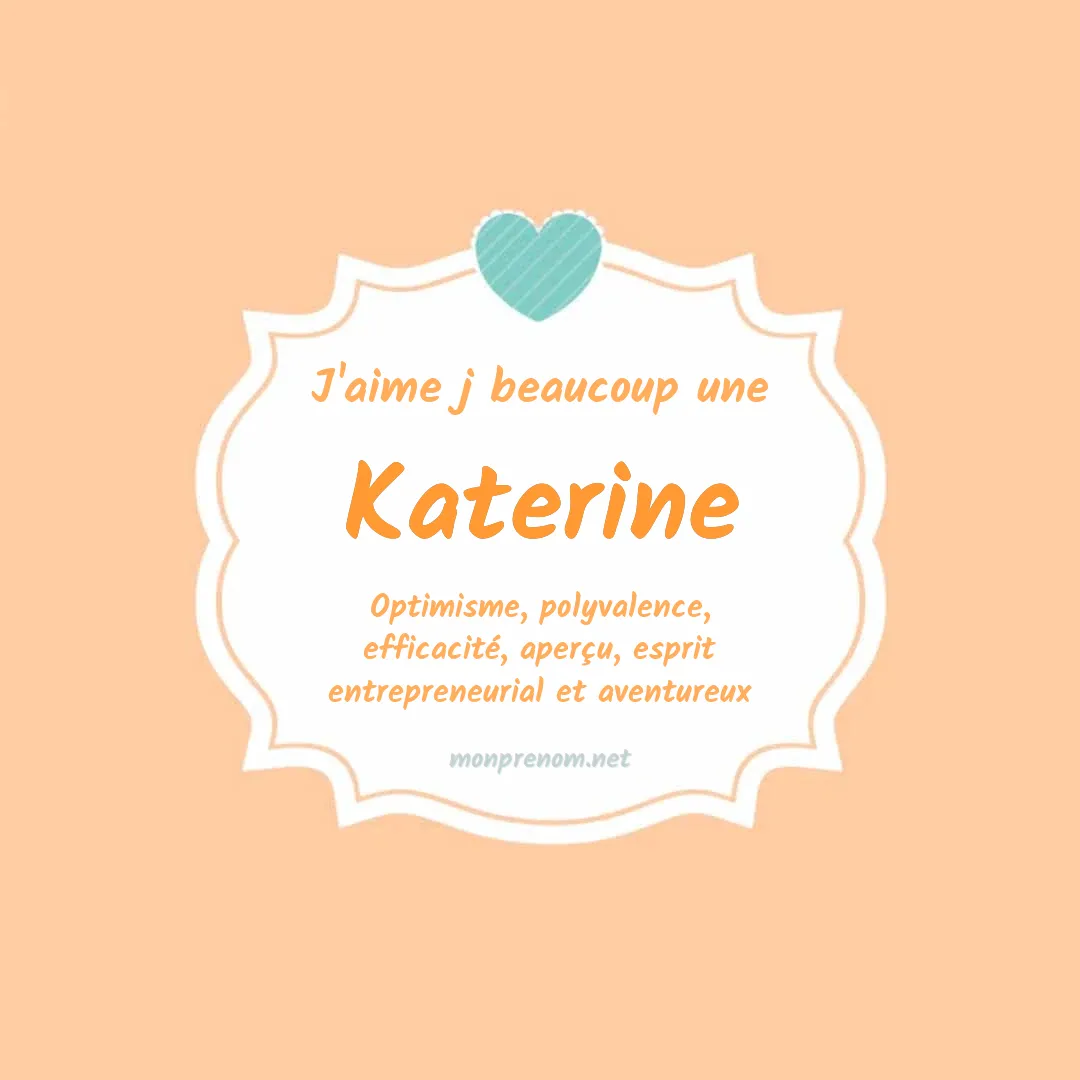 j'aime beaucoup Katerine