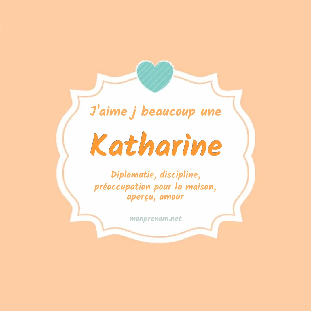 j'aime beaucoup Katharine